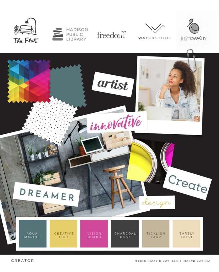 Design Style Moodboards | 12 Brand Archetypes / Brand Personalities