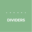 Web design inspiration for dividers