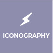 Web design inspiration for iconography