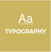 Web design inspiration for typography