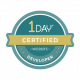 1 Day Website Certified Developer logo