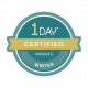 1 Day Website Certified Writer logo