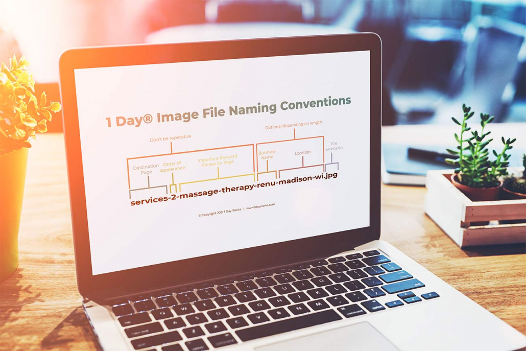 Screen with Image File Naming Conventions